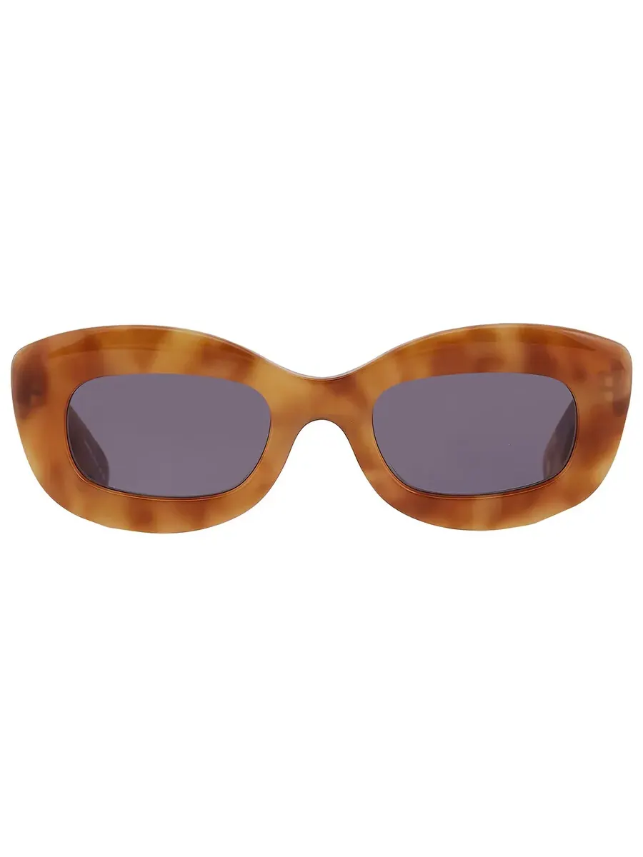 Солнцезащитные очки для женщин Garrett Leight DOLORES SUN Blue Smoke Cat Eye 2139 EMT/BS 48 — синий