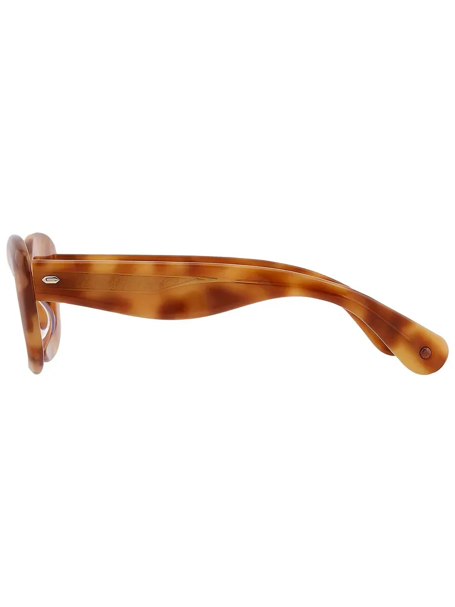 Солнцезащитные очки для женщин Garrett Leight DOLORES SUN Blue Smoke Cat Eye 2139 EMT/BS 48 — изображение 5 из 5, синий