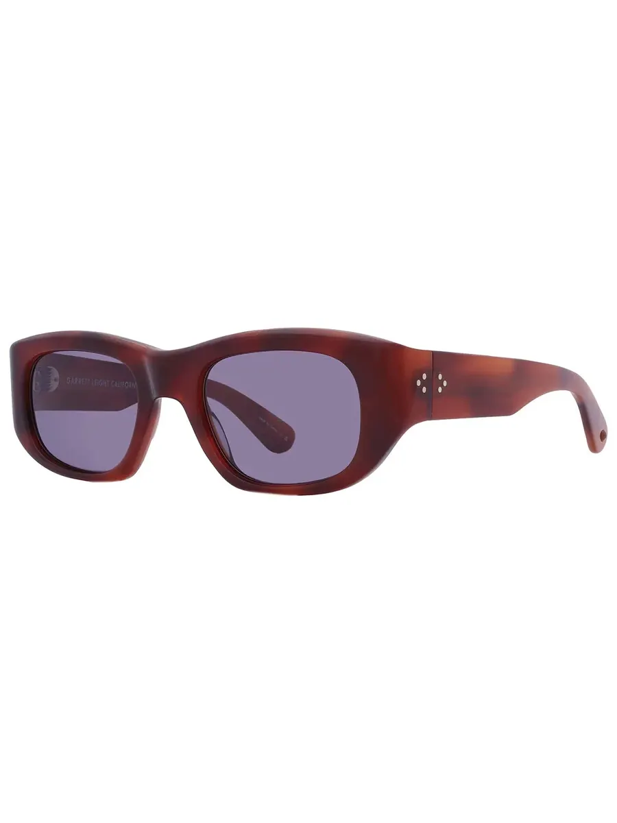 Солнцезащитные очки Garrett Leight LAGUNA SUN Blue Smoke прямоугольные 2140 VINBRT/BS 50 — изображение 3 из 5, синий