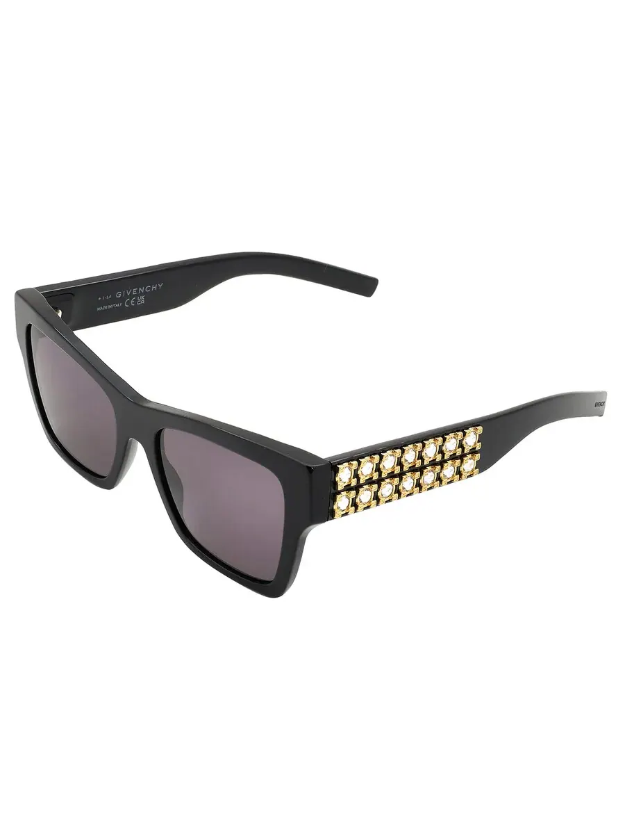 Женские солнцезащитные очки Givenchy Grey Butterfly GV40076I 01A 54 — изображение 4 из 4, черный