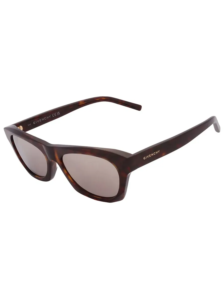 Мужские солнцезащитные очки Givenchy Grey Mirror Square GV40026U 52C 55 — изображение 4 из 5, серый