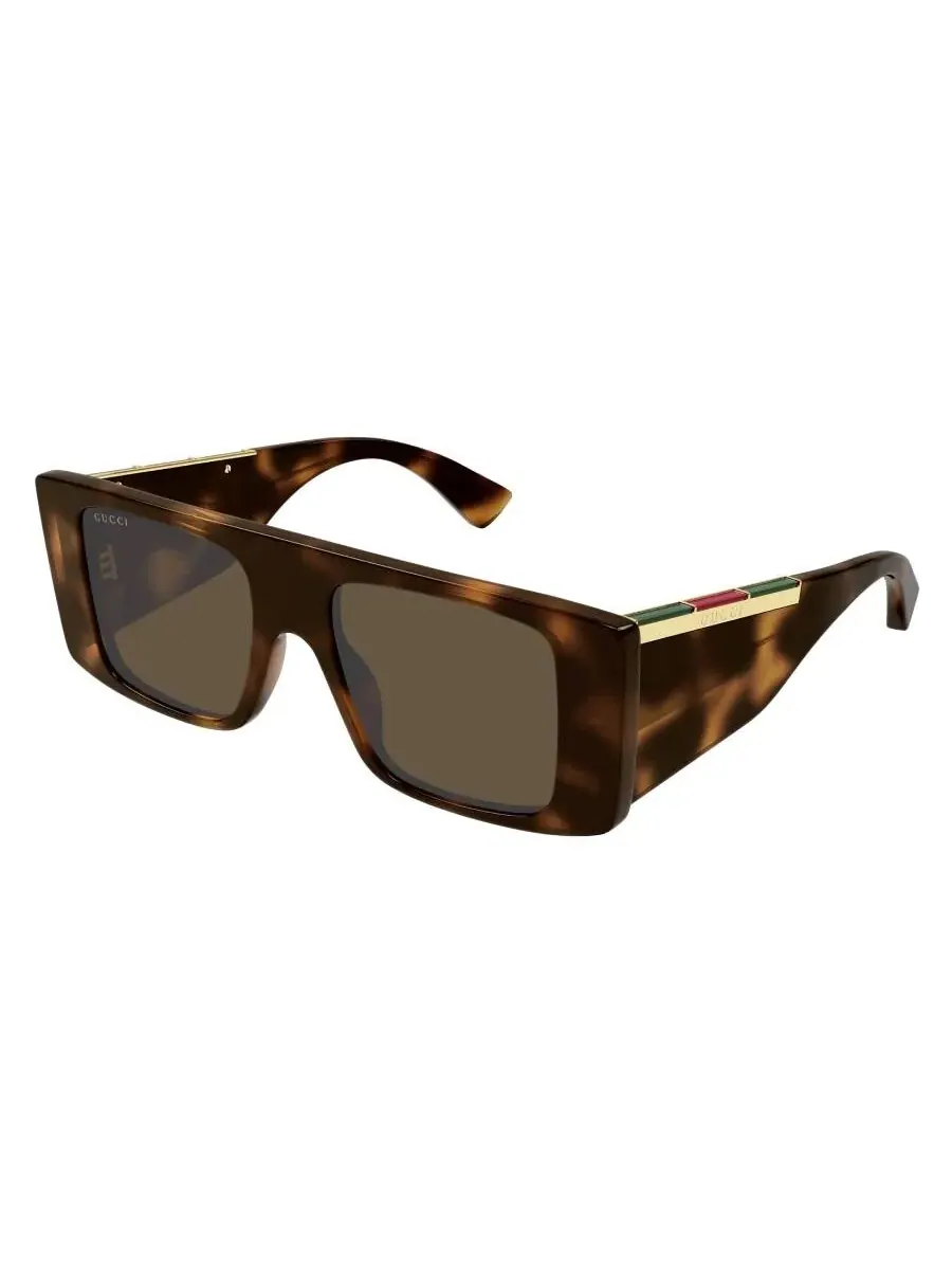 Мужские солнцезащитные очки Gucci Brown Browline GG1888S 002 50 — изображение 2 из 4, хавана