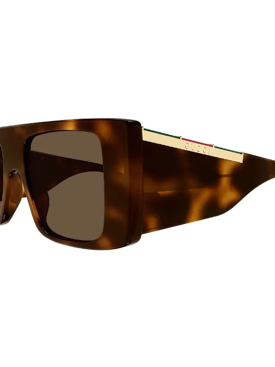 Мужские солнцезащитные очки Gucci Brown Browline GG1888S 002 50 — изображение 3 из 4, хавана