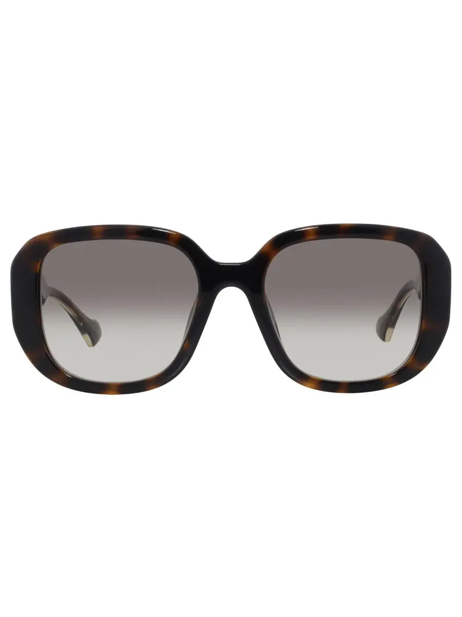 Женские солнцезащитные очки Gucci квадратные коричневые градиентные GG1557SK 002 54