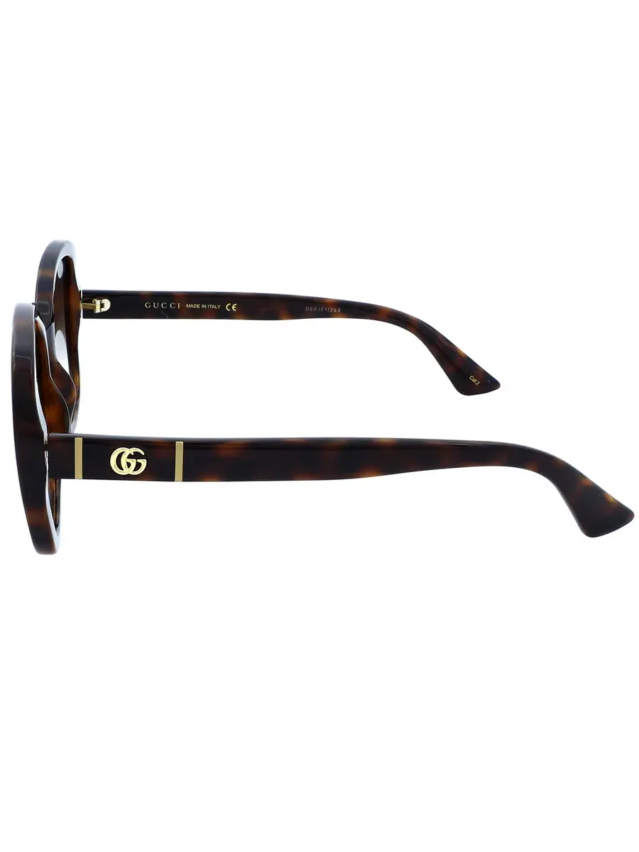 Женские солнцезащитные очки Gucci Brown Square GG0762S 002 56 — изображение 4 из 6, хавана