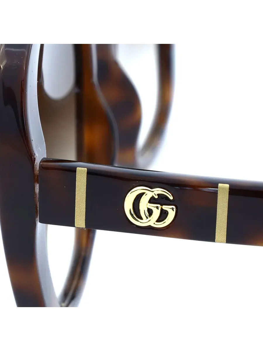 Женские солнцезащитные очки Gucci Brown Square GG0762S 002 56 — изображение 5 из 6, хавана