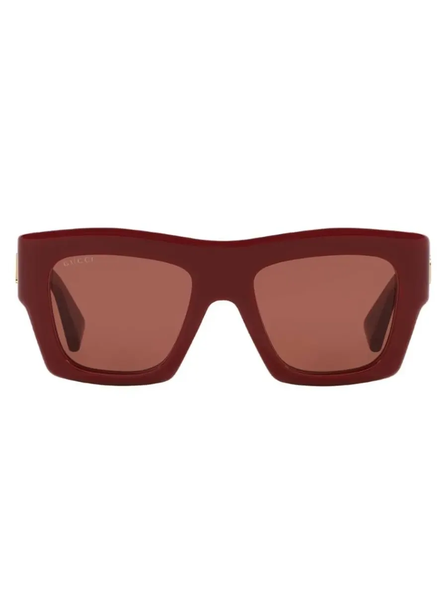 Женские солнцезащитные очки Gucci Brown Square GG1772S 003 52