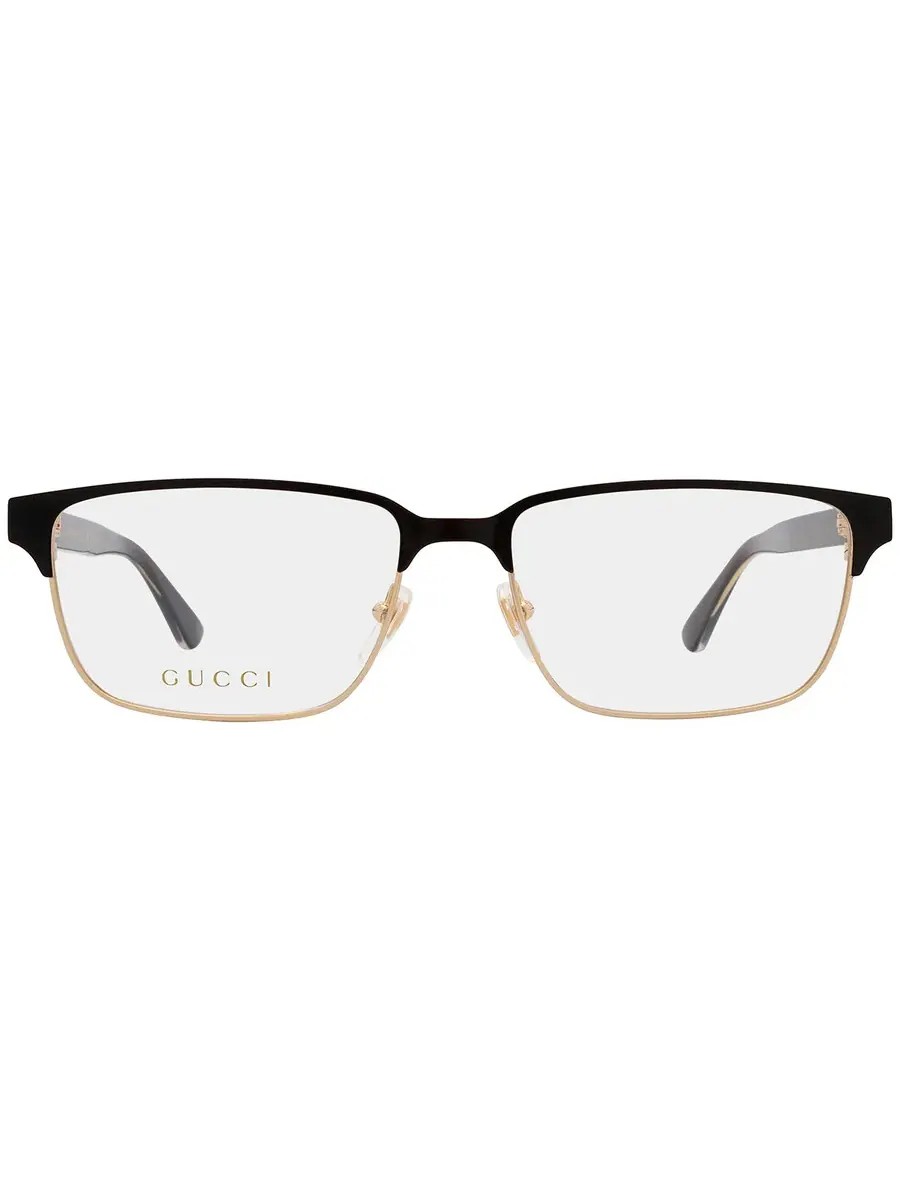 Мужские прямоугольные очки Gucci Demo GG0383O 004 58