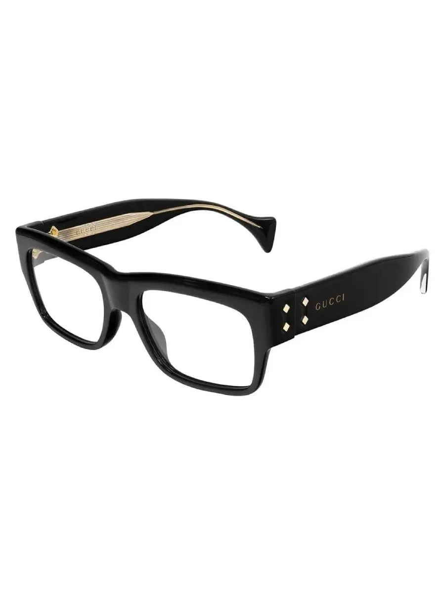 Мужские очки Gucci Demo Sport GG1707O 006 56 — изображение 2 из 4, черный