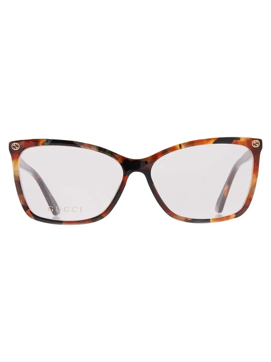 Женские квадратные очки Gucci Demo GG0025O 016 58