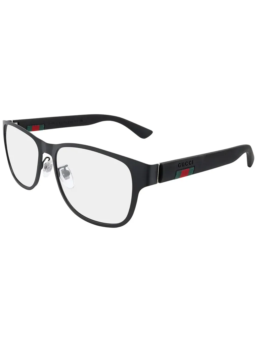 Мужские очки Gucci Demo Square GG0013O 001 55 — изображение 5 из 6, черный