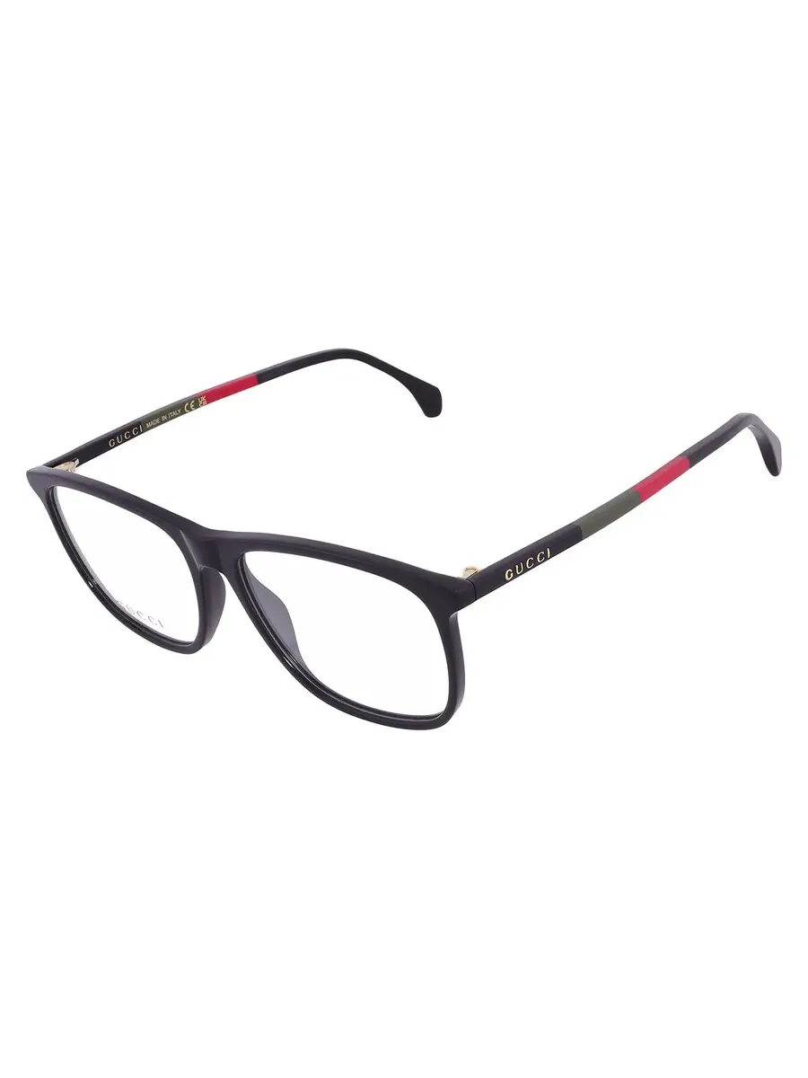 Мужские очки Gucci Demo Square GG0554O 009 55 — изображение 3 из 5, черный