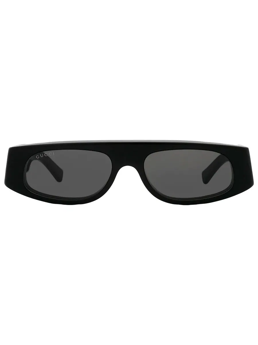 Женские солнцезащитные очки Gucci серого цвета с оправой Browline GG1771S 001 51