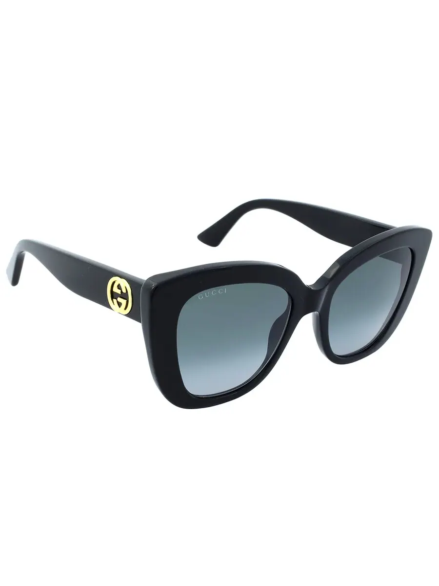 Женские солнцезащитные очки Gucci Grey Butterfly GG0327S 001 52 — изображение 3 из 6, серый