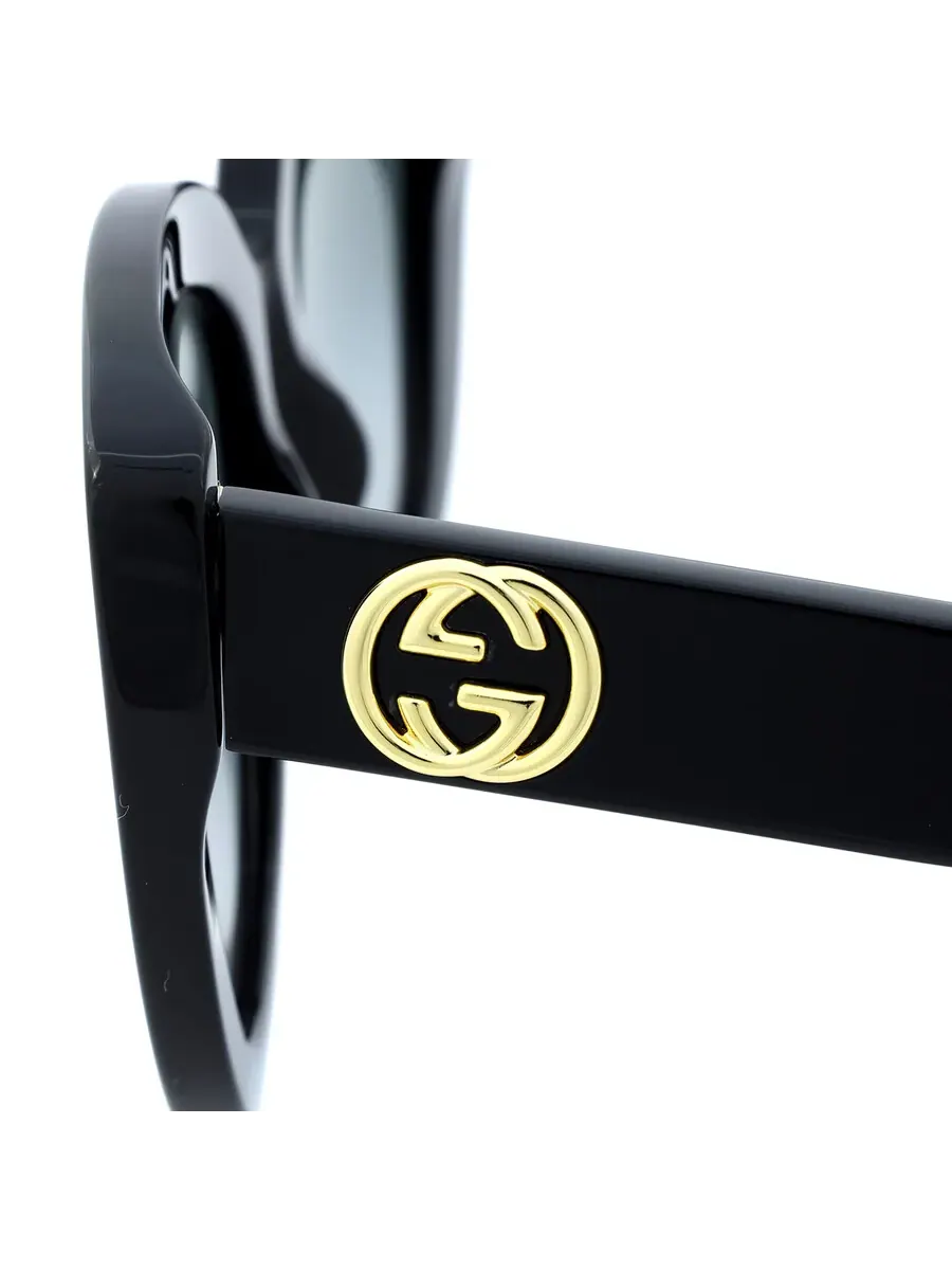 Женские солнцезащитные очки Gucci Grey Butterfly GG0327S 001 52 — изображение 5 из 6, серый