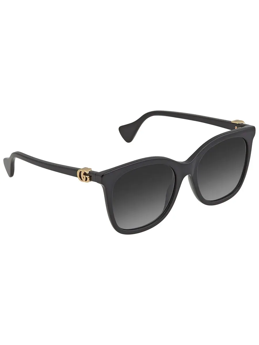 Женские солнцезащитные очки Gucci Grey Butterfly GG1071S 001 55 — изображение 3 из 5, серый