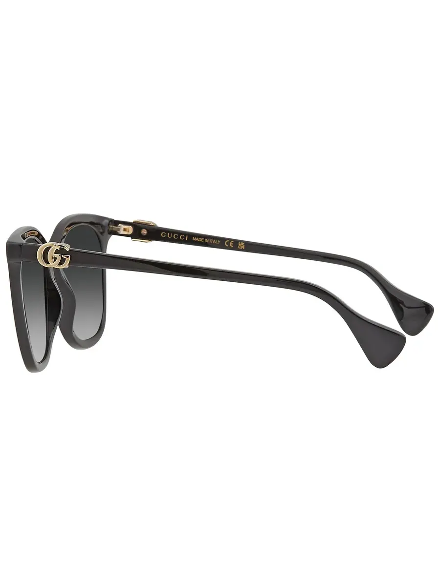 Женские солнцезащитные очки Gucci Grey Butterfly GG1071S 001 55 — изображение 4 из 5, серый