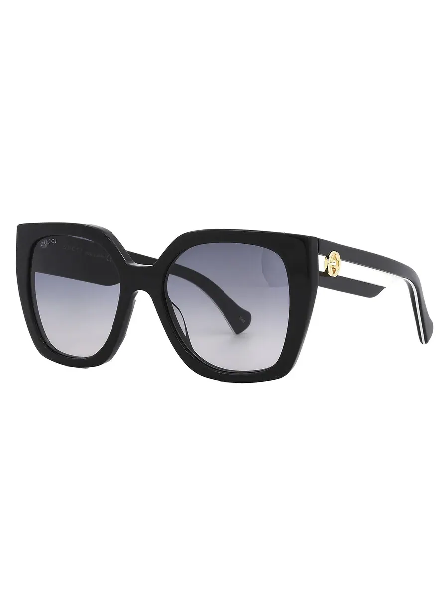 Женские солнцезащитные очки Gucci с серым градиентом и бабочкой GG1300S 004 55 — изображение 4 из 7, серый