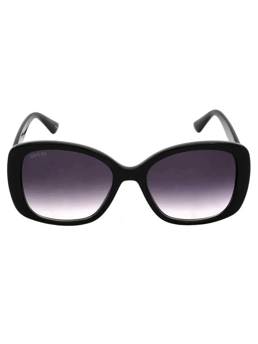 Женские солнцезащитные очки Gucci серого градиента, квадратная форма, GG0762S 001 56