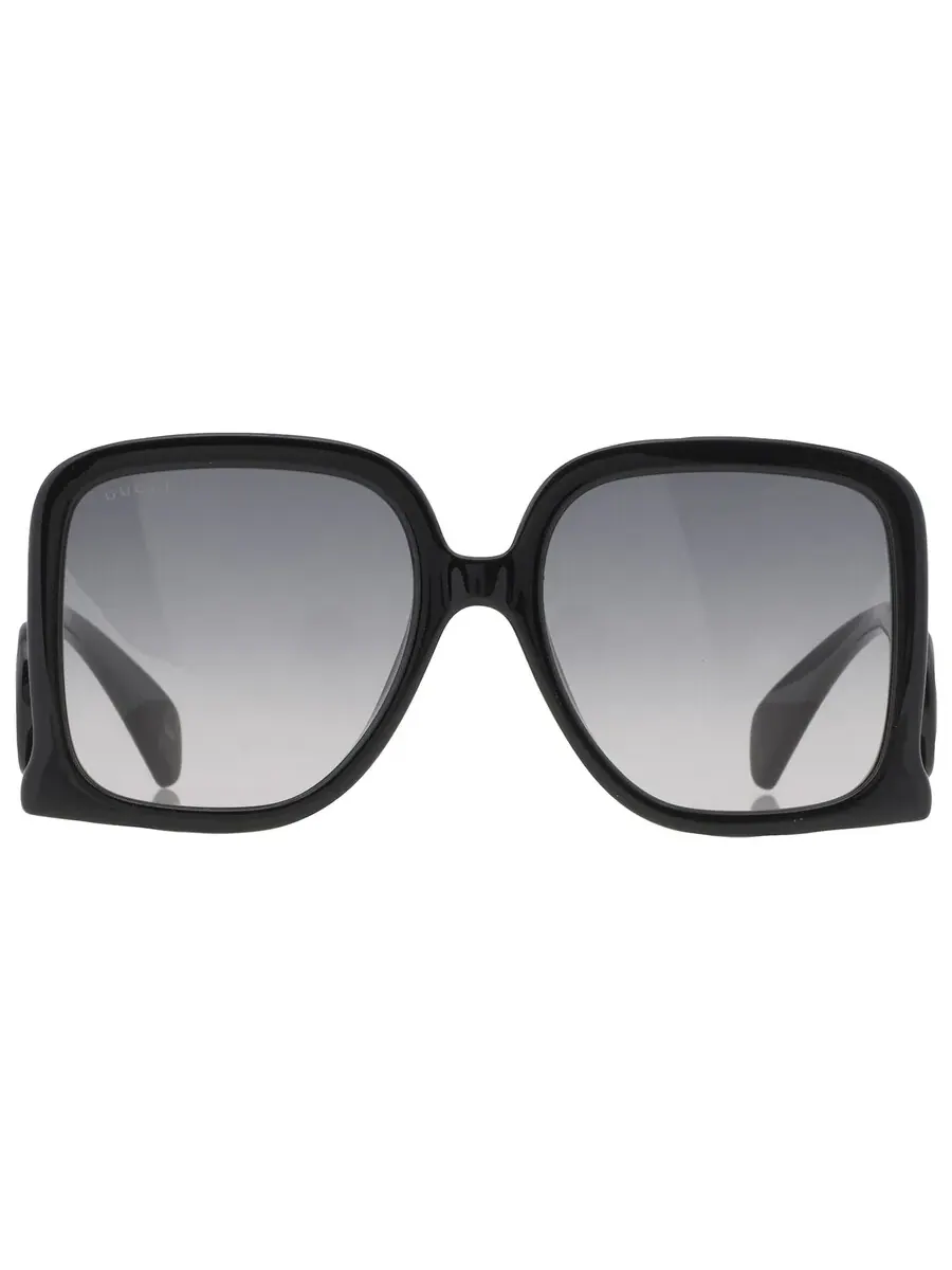 Женские солнцезащитные очки Gucci серого градиента квадратной формы GG1326S 001 58