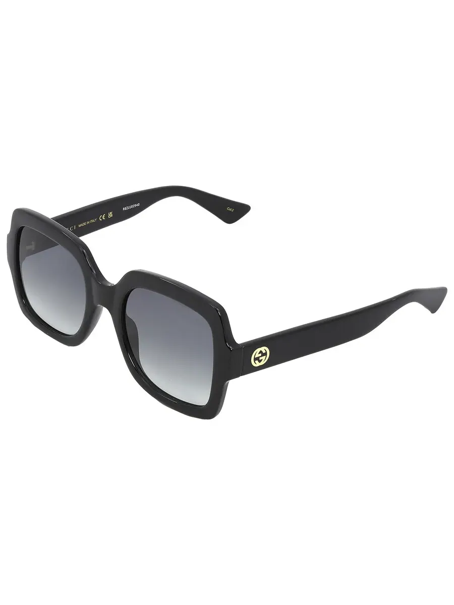 Женские солнцезащитные очки Gucci серого градиента квадратной формы GG1337S 001 54 — изображение 4 из 5, серый