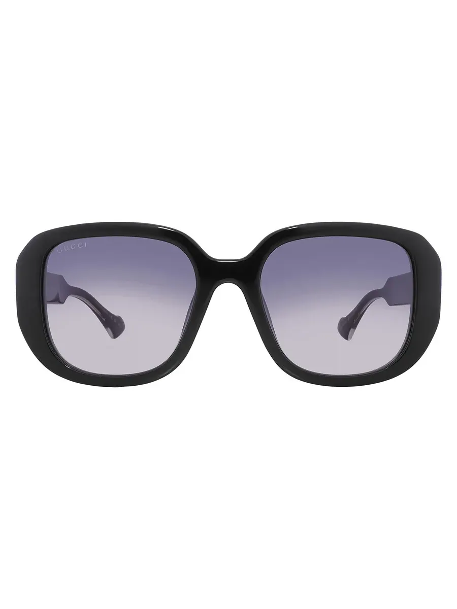 Женские солнцезащитные очки Gucci серого градиента квадратной формы GG1557SK 001 54