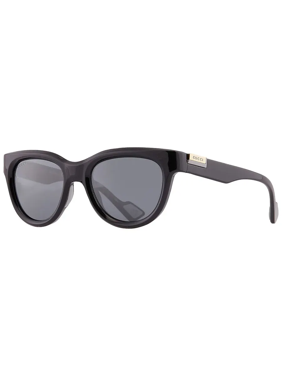 Мужские солнцезащитные очки Gucci серого зеркального овального цвета GG1620S 001 52 — изображение 2 из 5, серый