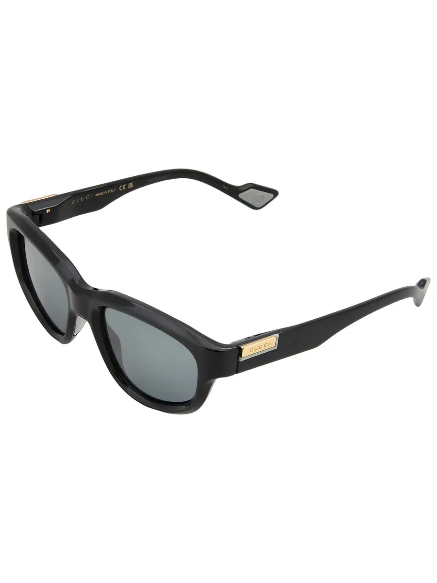 Мужские солнцезащитные очки Gucci Grey Mirror Square GG1622S 001 53 — изображение 4 из 5, серый