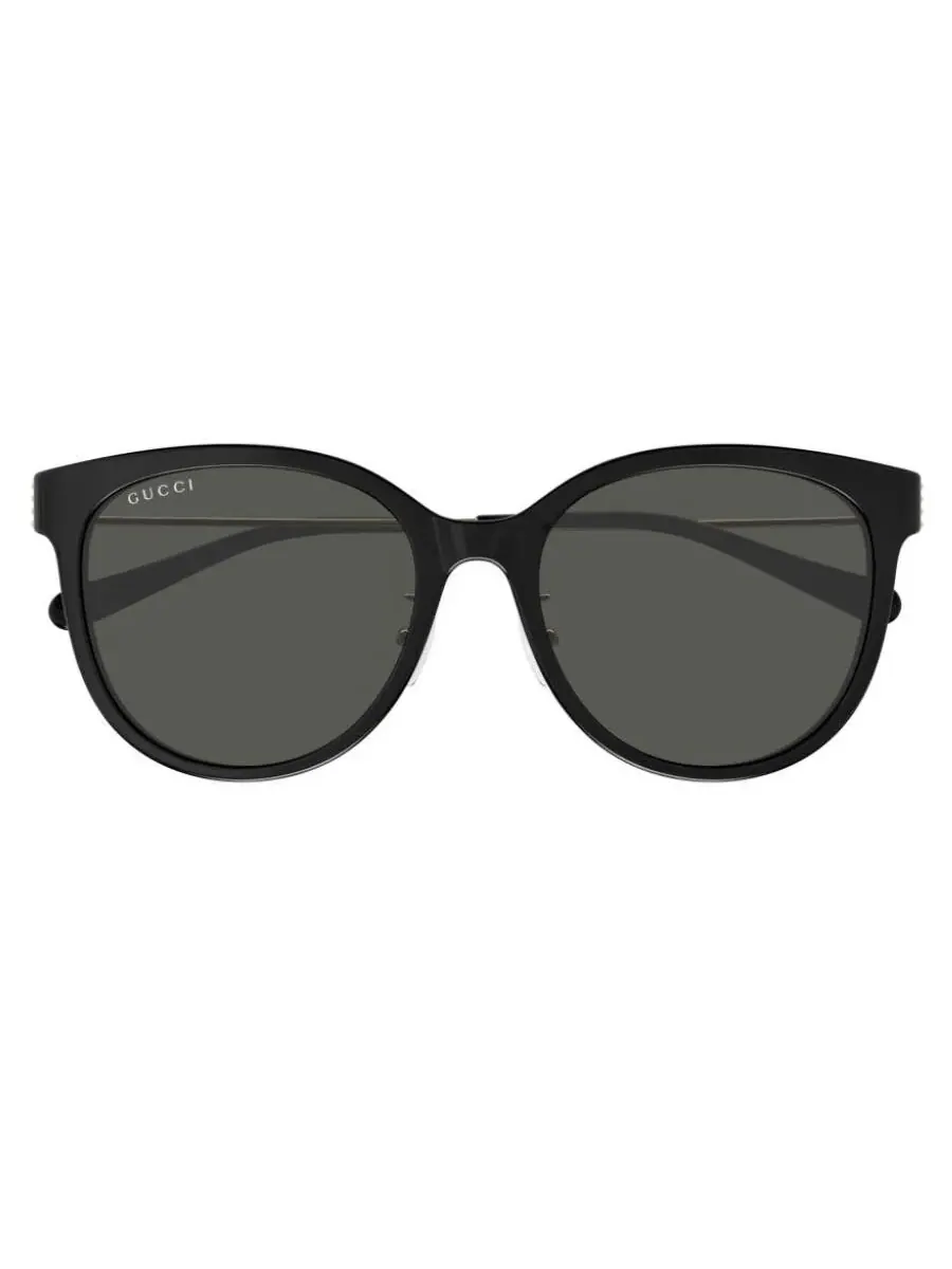 Женские солнцезащитные очки Gucci Grey Phantos GG1883SK 001 56, черный/золотой