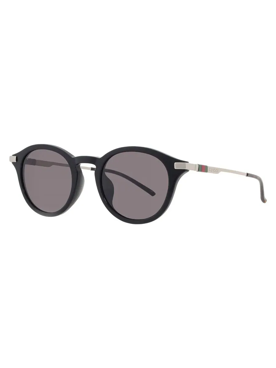 Солнцезащитные очки Gucci Grey Phantos для мужчин GG1890SA 001 49 — изображение 2 из 5, черный