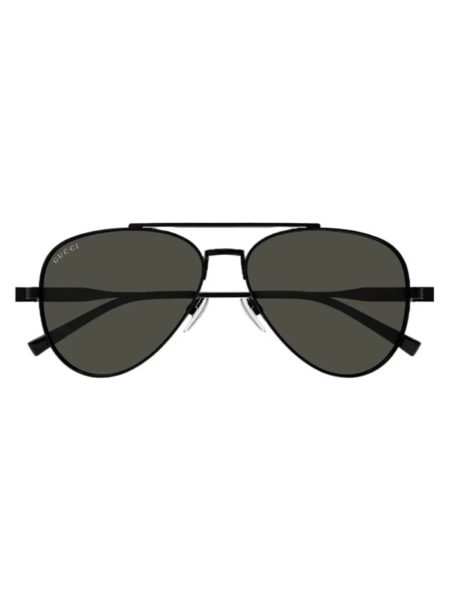 Мужские солнцезащитные очки Gucci Grey Pilot GG1874S 001 57