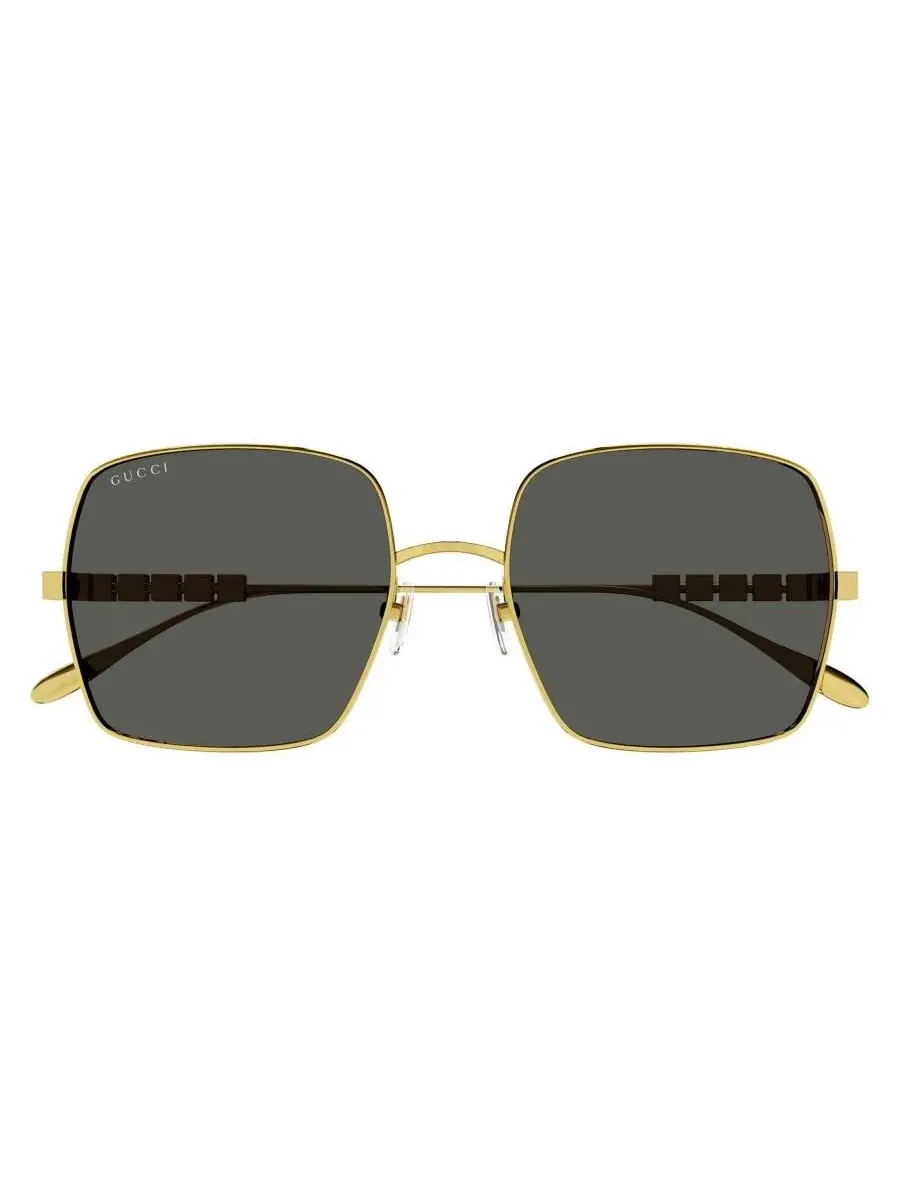 Женские солнцезащитные очки Gucci Grey Square GG1434S 001 57