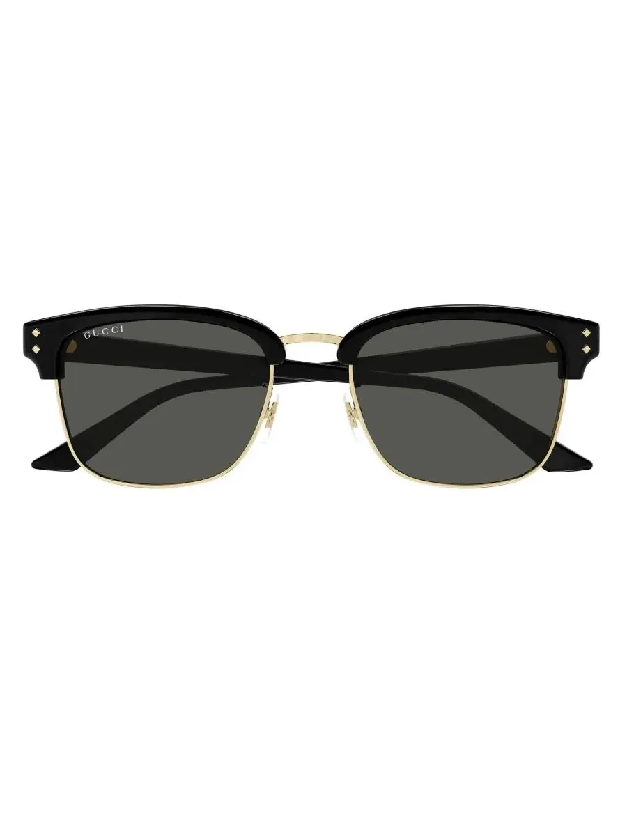 Мужские солнцезащитные очки Gucci Grey Sport GG1897SK 001 54, черный/золотой