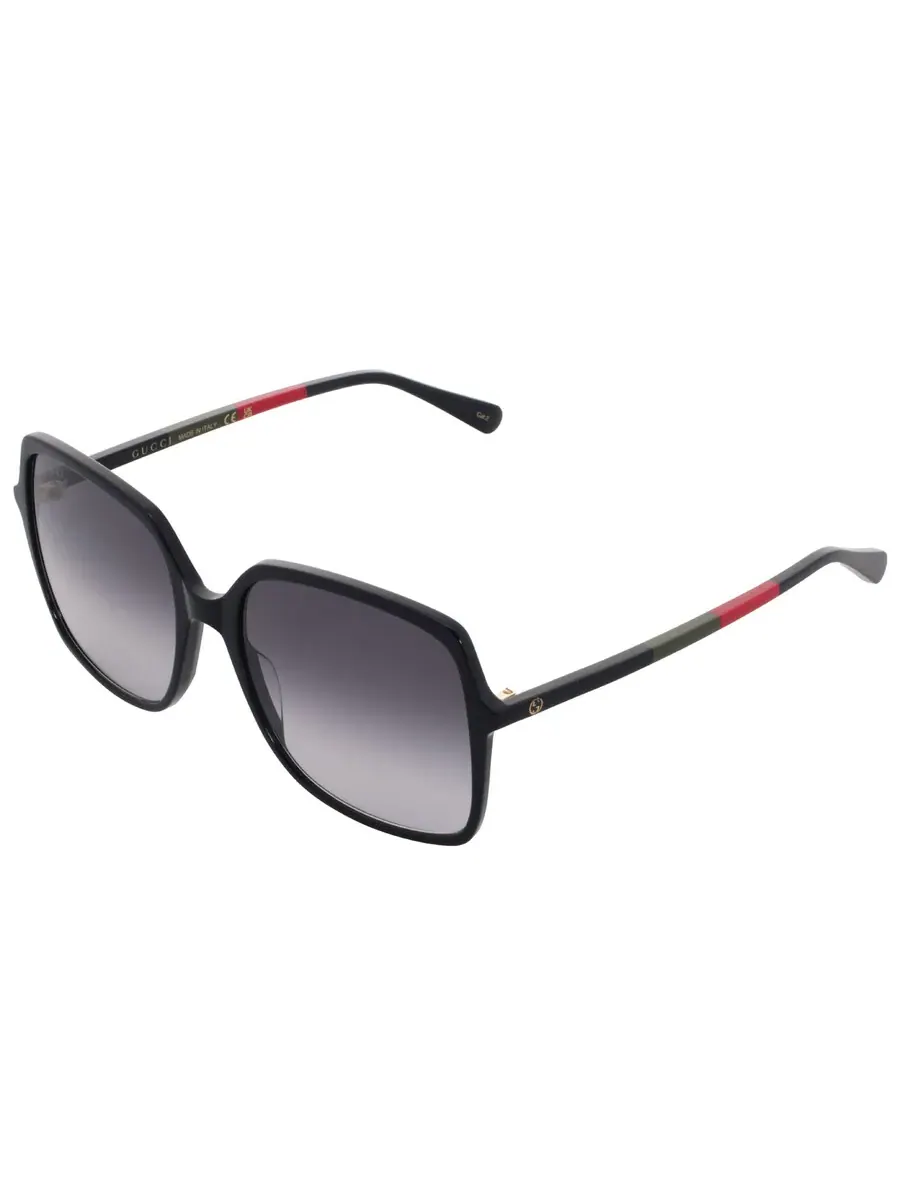 Женские солнцезащитные очки Gucci Grey Square GG0544S 007 57 — изображение 3 из 5, серый