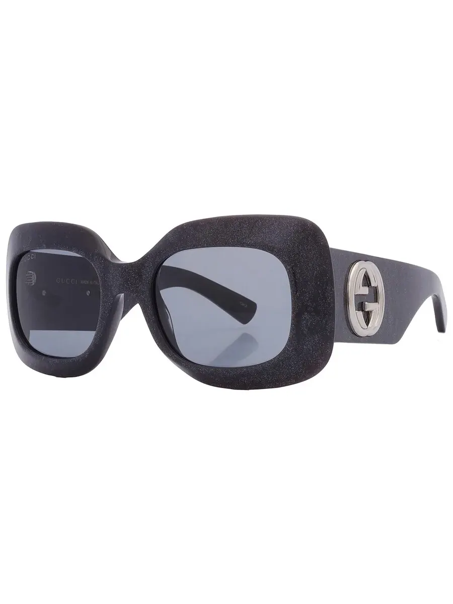 Женские солнцезащитные очки Gucci Grey Square GG1695S 003 51 — изображение 3 из 6, серый