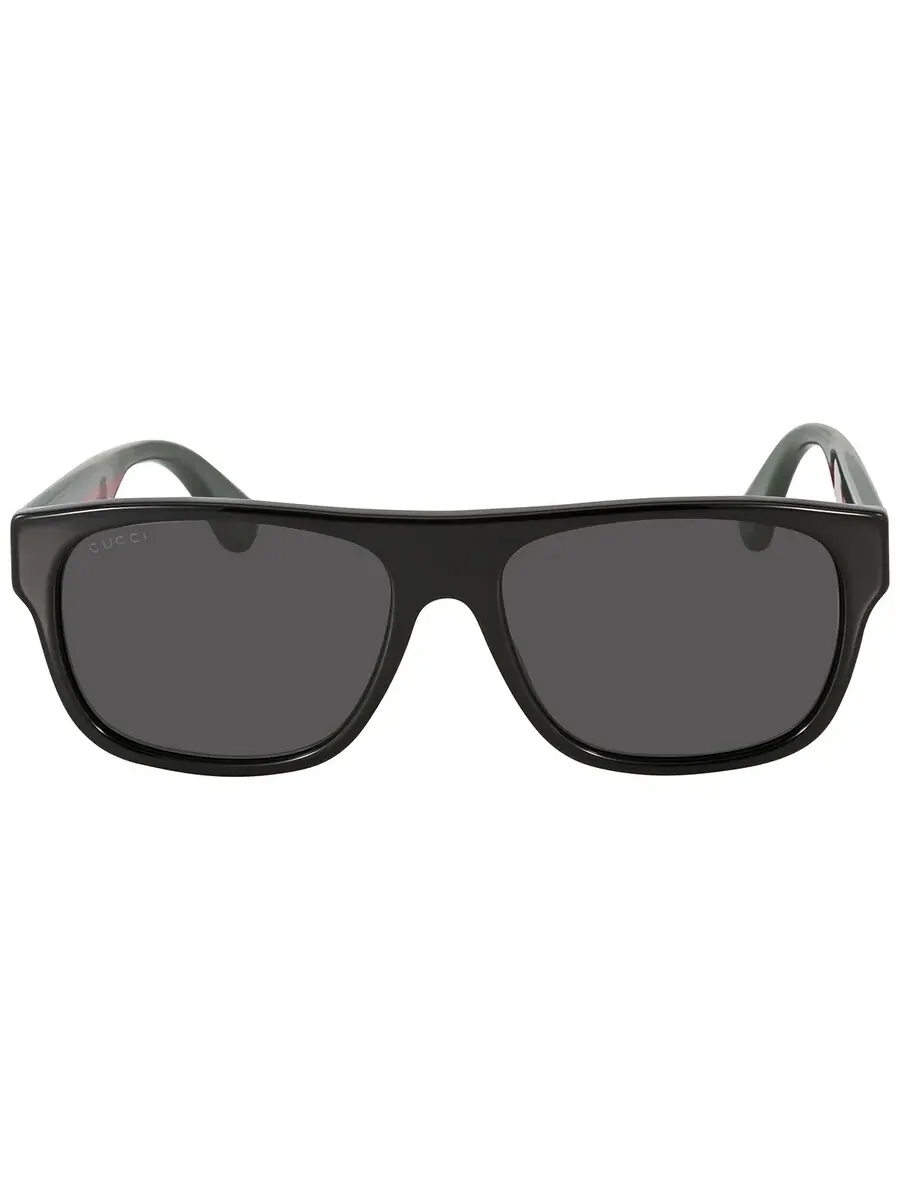 Мужские солнцезащитные очки Gucci Grey Square GG0341S 001 56