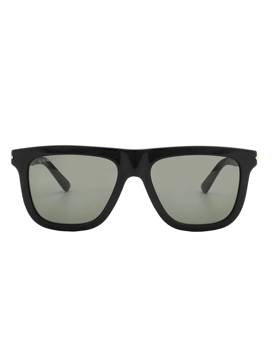 Мужские солнцезащитные очки Gucci серого квадратного цвета GG1502S 001 54