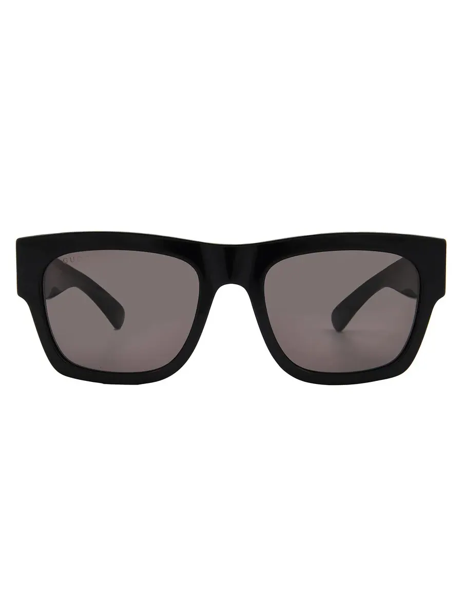 Мужские солнцезащитные очки Gucci серого квадратного цвета GG1793S 001 54