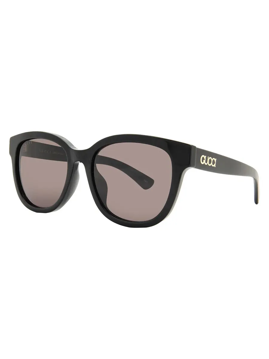 Мужские солнцезащитные очки Gucci Grey Square GG1797SK 001 55 — изображение 2 из 5, черный