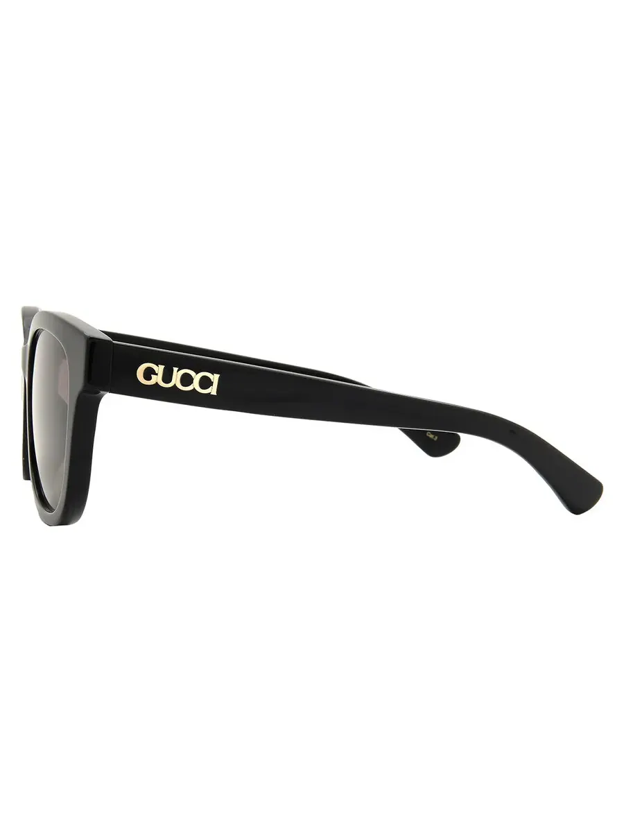 Мужские солнцезащитные очки Gucci Grey Square GG1797SK 001 55 — изображение 3 из 5, черный