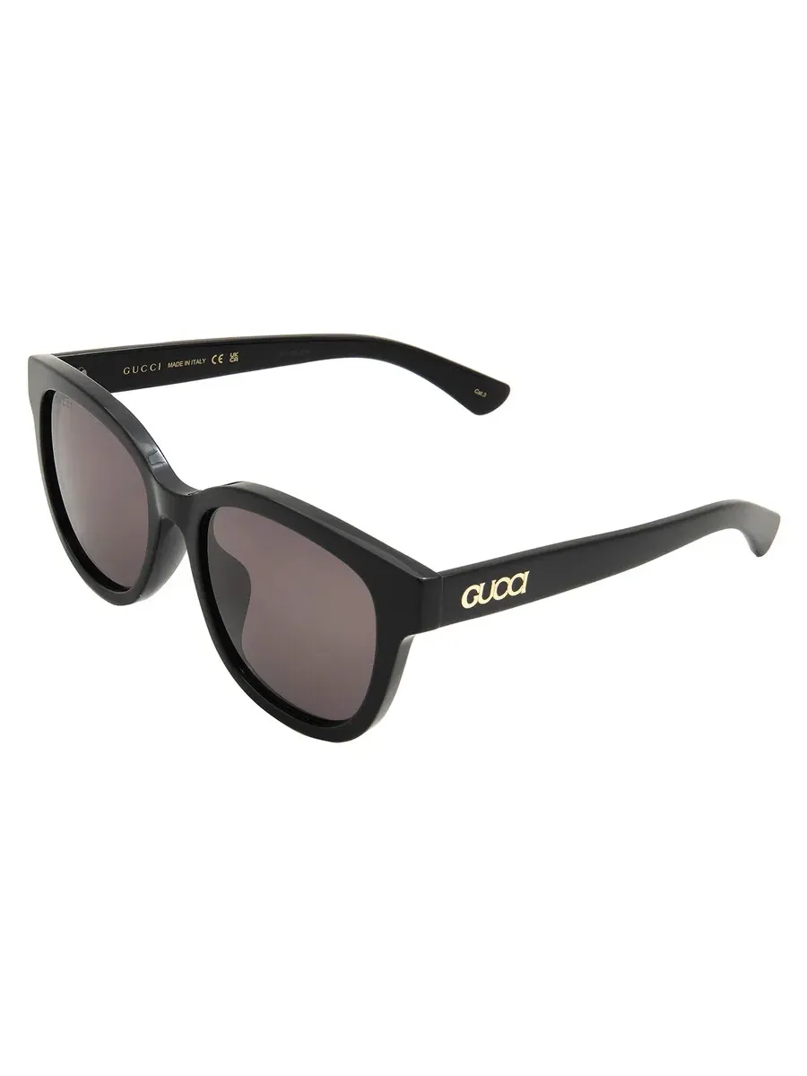 Мужские солнцезащитные очки Gucci Grey Square GG1797SK 001 55 — изображение 4 из 5, черный