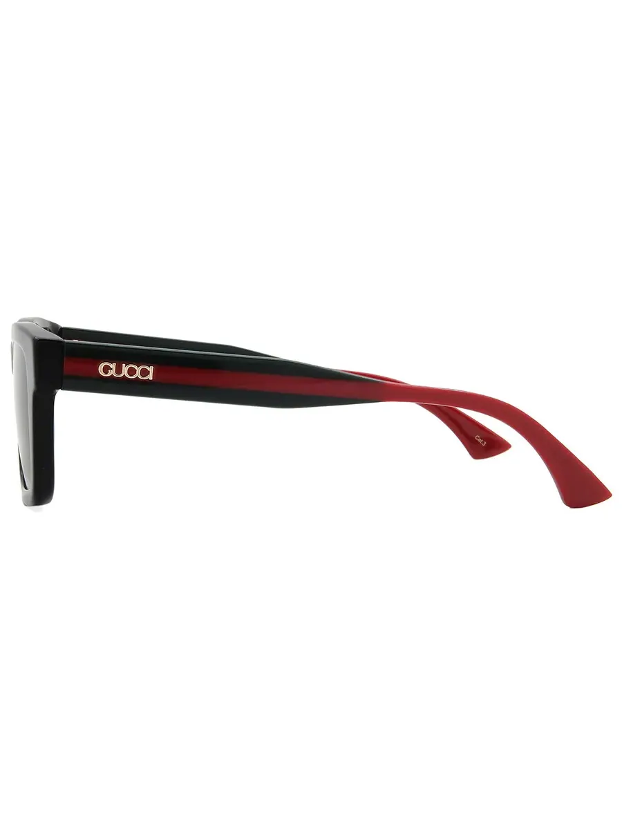 Мужские солнцезащитные очки Gucci Grey Square GG1869S 001 53 — изображение 3 из 5, черный