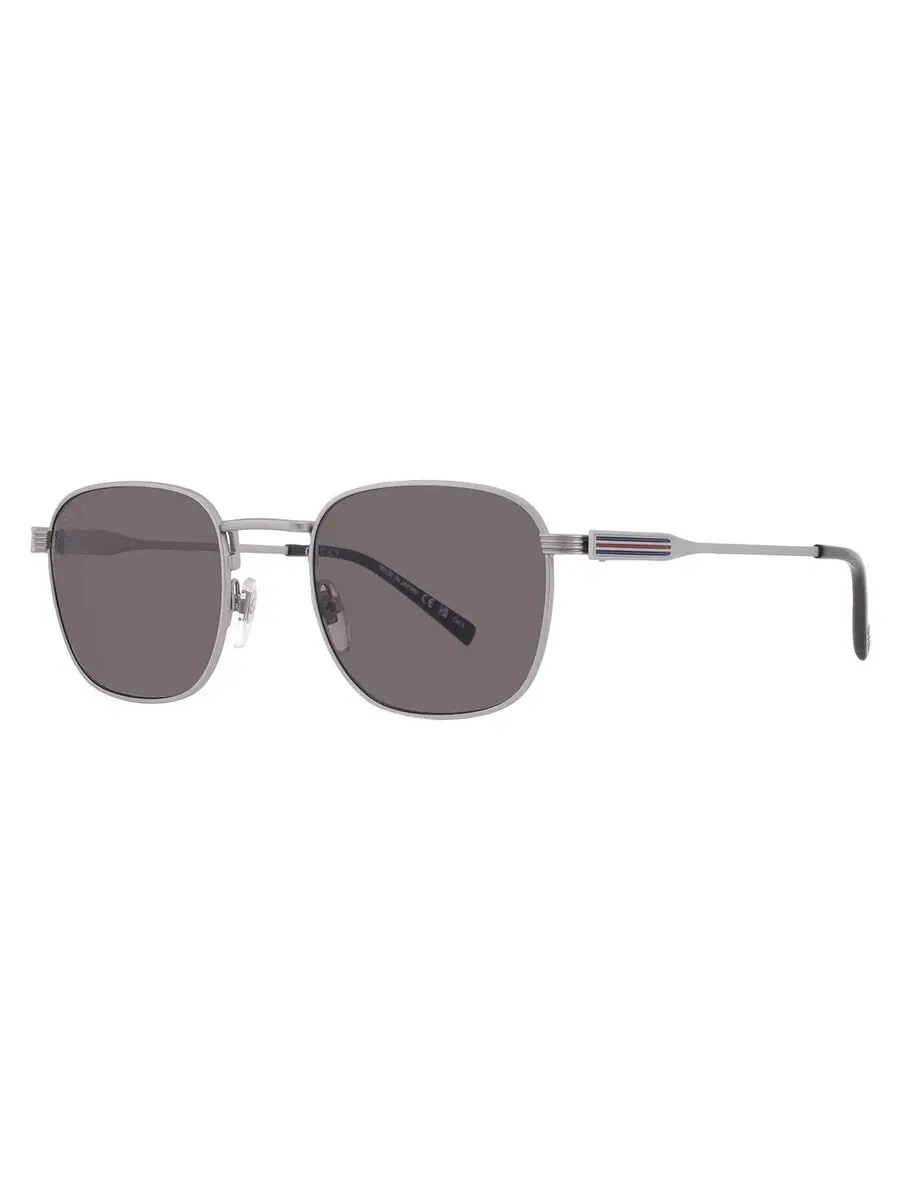 Мужские солнцезащитные очки Gucci Grey Square GG1876S 003 50 — изображение 2 из 5, серебряный