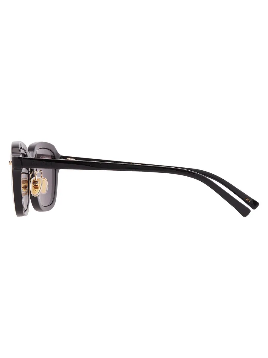 Мужские солнцезащитные очки Gucci Grey Square GG1948SK 001 53 — изображение 4 из 5, черный