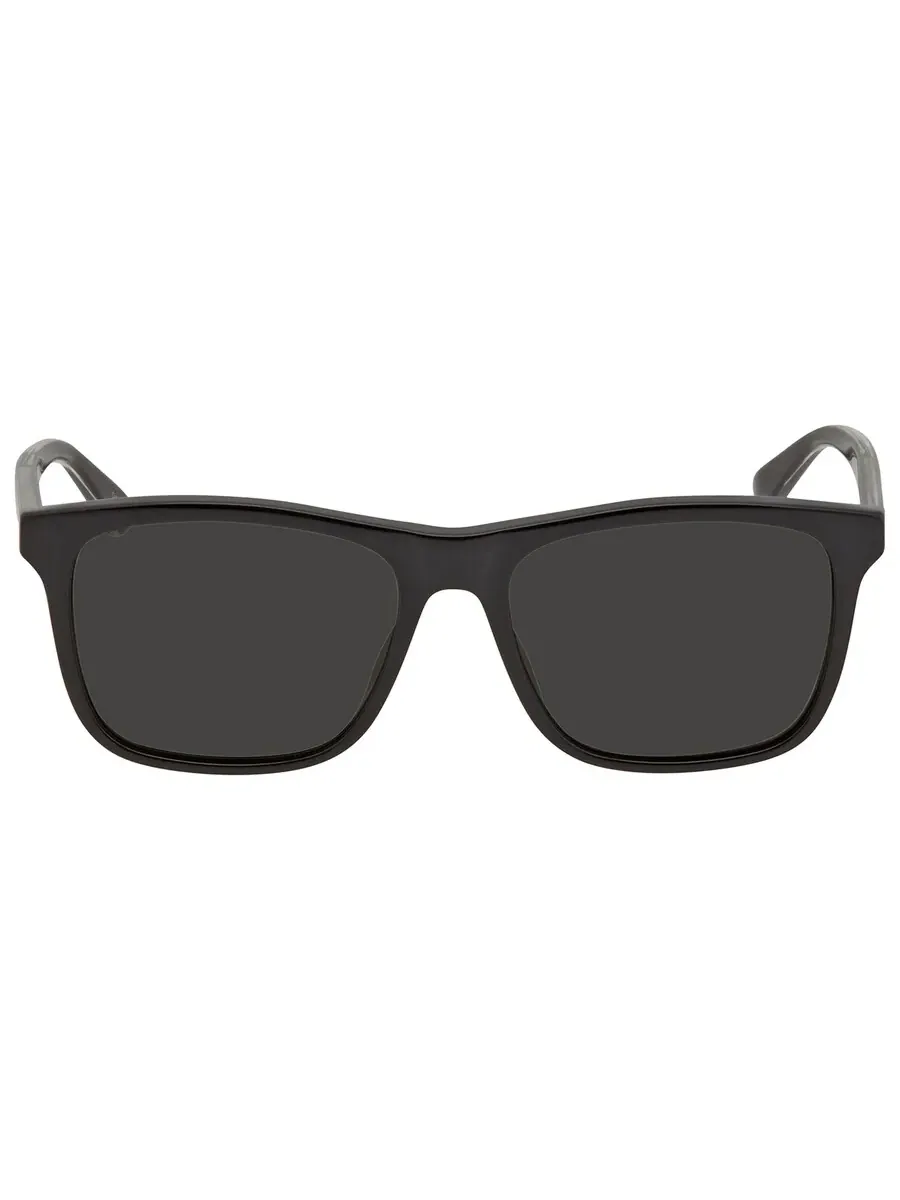 Поляризованные серые квадратные мужские солнцезащитные очки Gucci GG0381SN 007 57