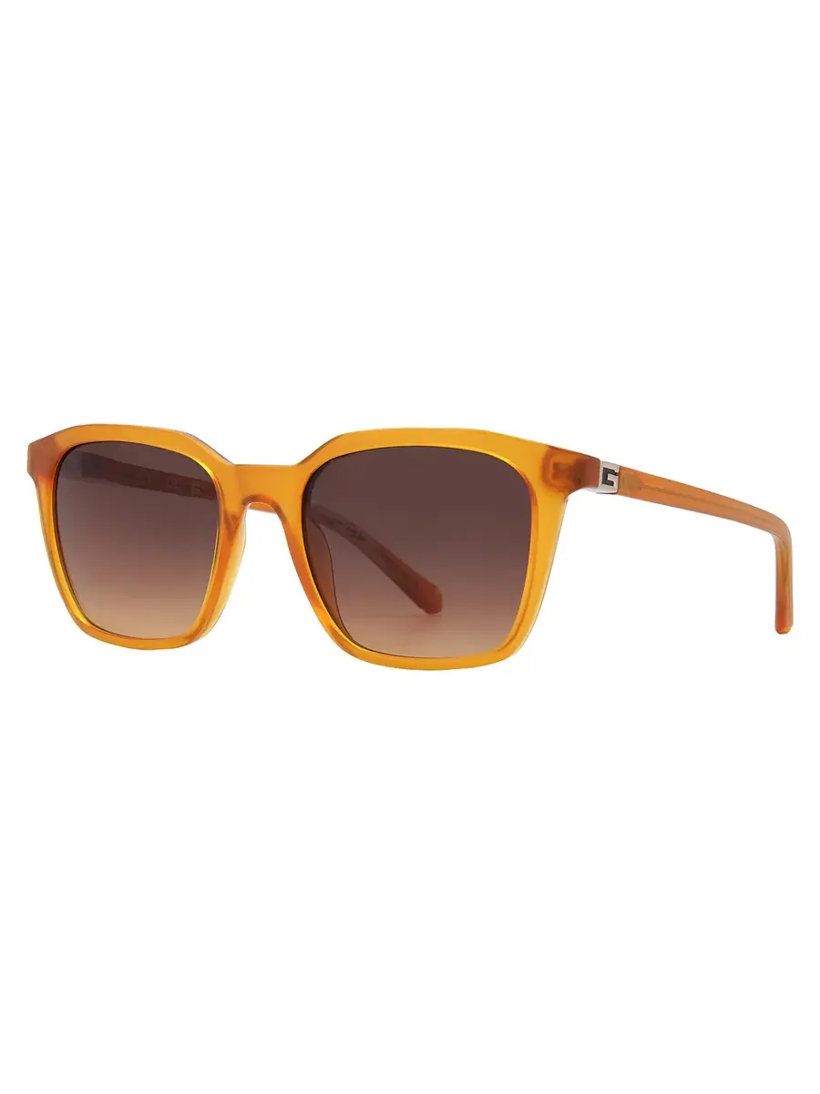 Мужские солнцезащитные очки Guess Brown Gradient Square GU00170 44F 53 — изображение 2 из 4, оранжевый