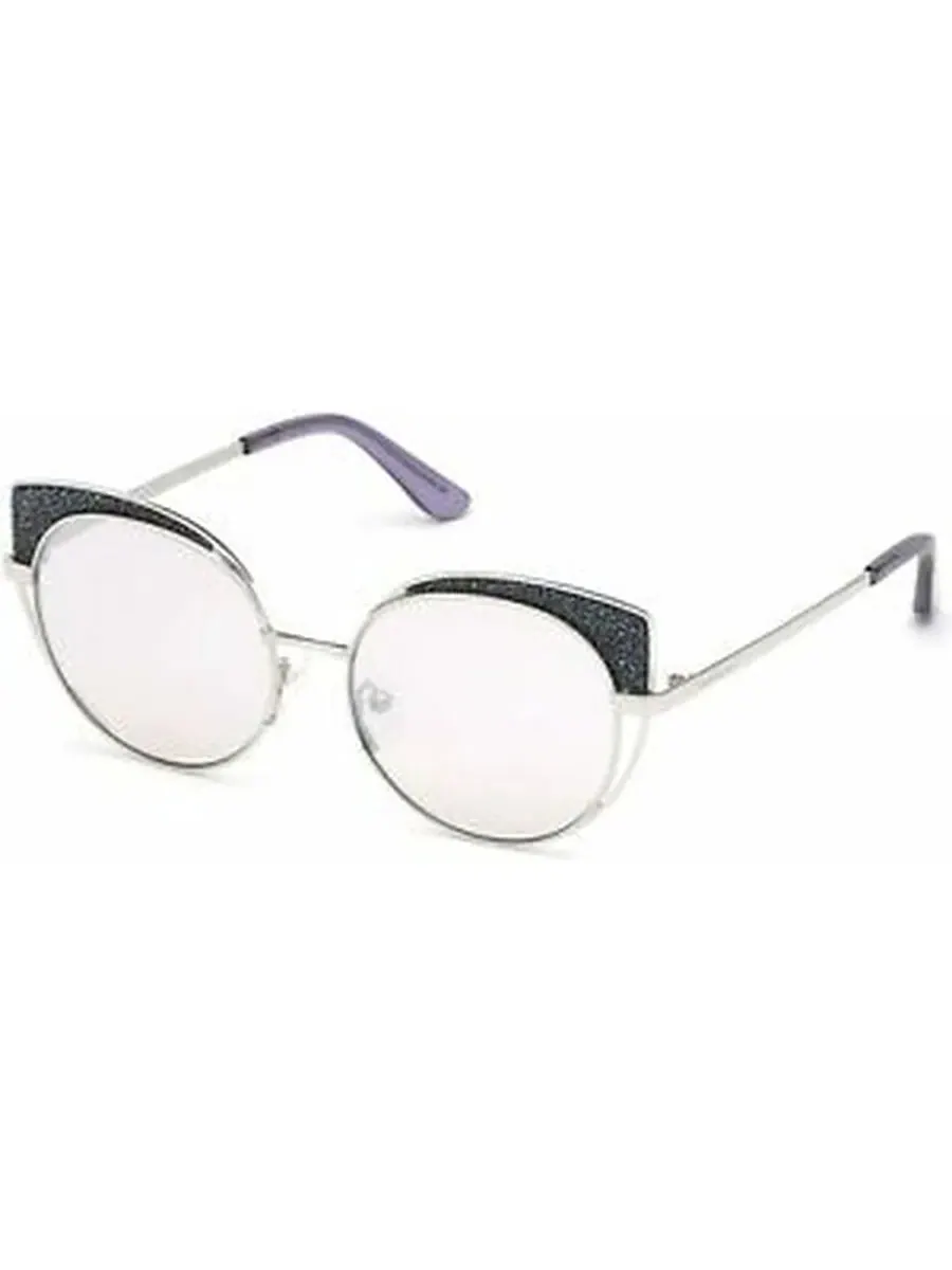 Очки солнцезащитные женские Guess By Marciano, светло-серые, «кошачий глаз» GM0796 10Z — серебристый