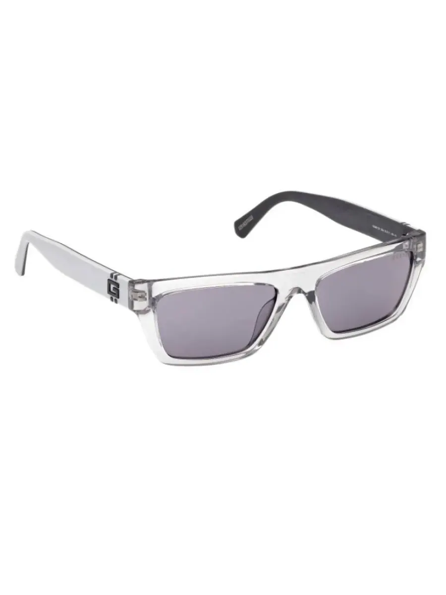 Мужские прямоугольные солнцезащитные очки Guess Smoke GU00120 20A 55 — изображение 4 из 4, серый
