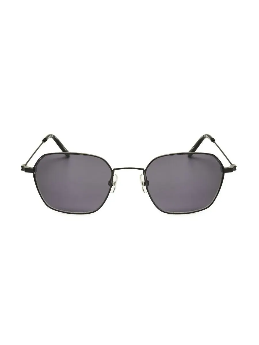 Мужские черные квадратные солнцезащитные очки Hackett HEBS256-065-1