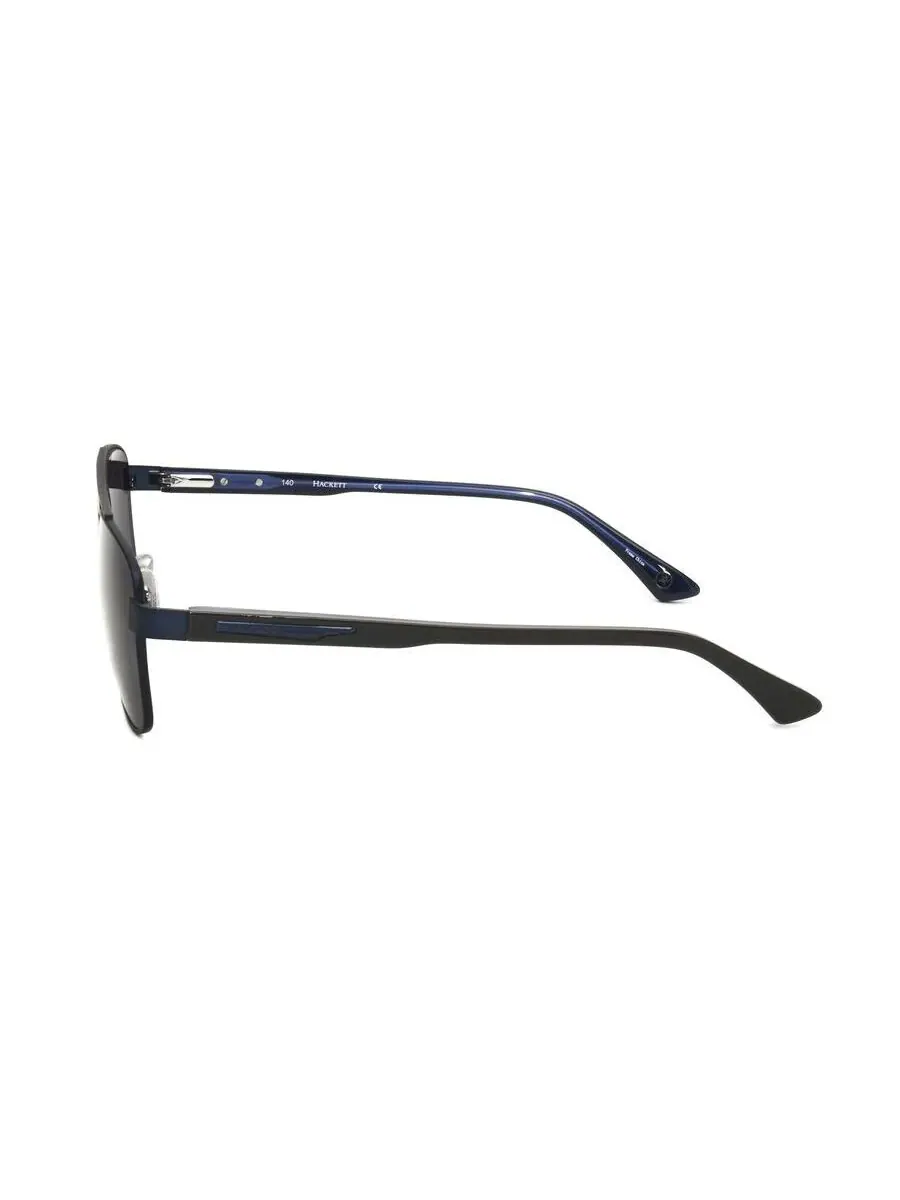 Мужские синие солнцезащитные очки Hackett Aviator HEKS1261 — изображение 3 из 3, серый